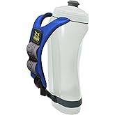 Amphipod Hydraform Ergo Minimalist Handheld Water Bottle, BPA-Free Hydration for Ultra-Running, Marathons & Walking - Blue (20 oz.)