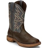 Tony Lama Men's Bartlett 11 Pull on Soft Toe Square Toe Work Boot