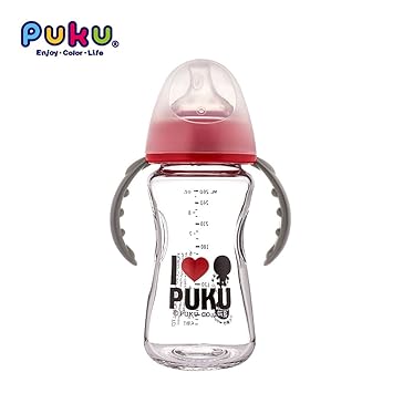 Amazoncom Puku Cute Baby Feeding Bottle 100 Bpa Free Silicone