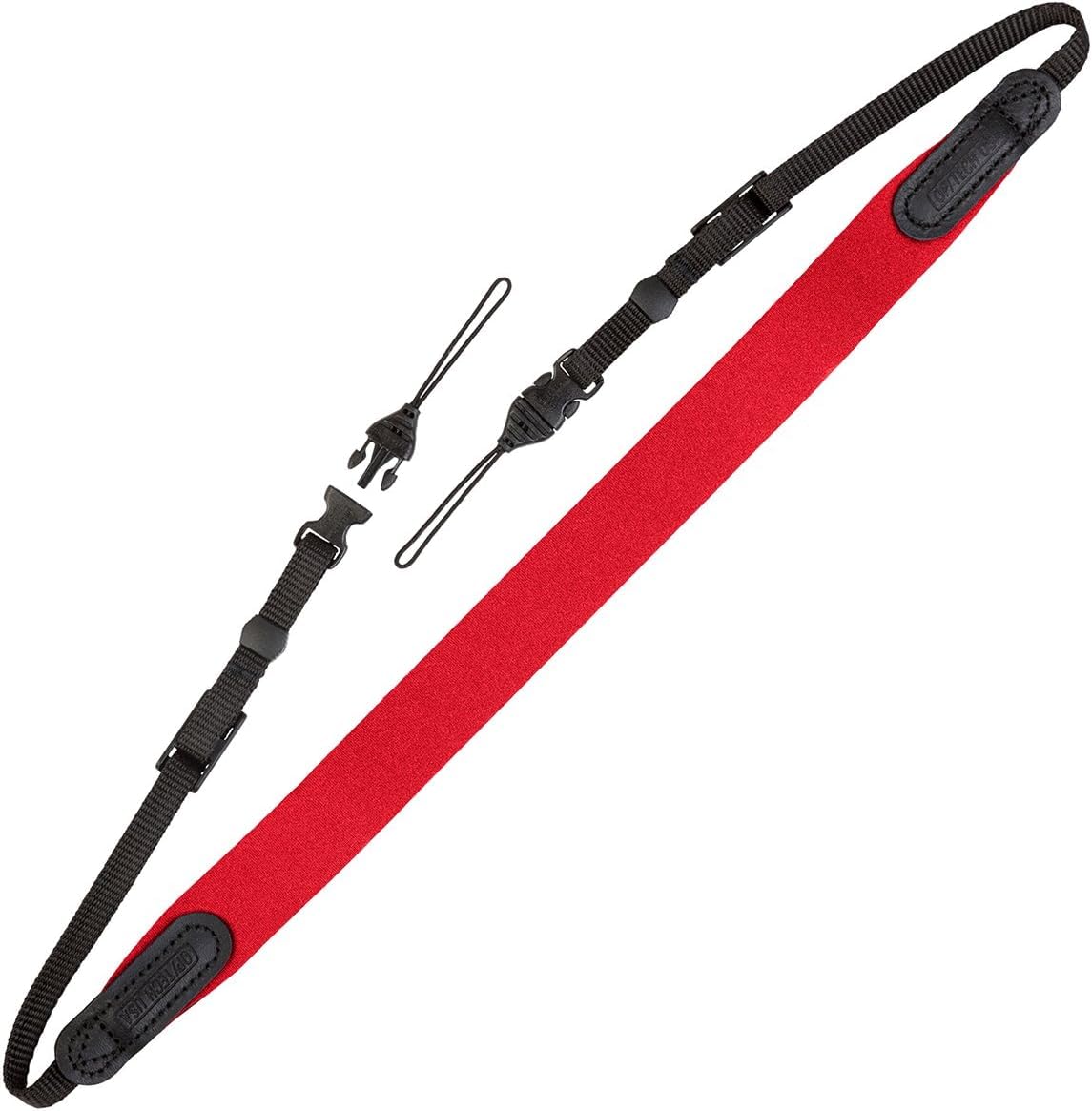 OP/TECH 2202021 Bin/Op Strap QD for Compact Cameras and Binoculars - Red