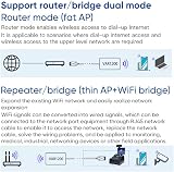 Vonets VAR1200 Industrial Gigabit Dual Band WiFi Bridge Router 1200Mbps PoE view 6