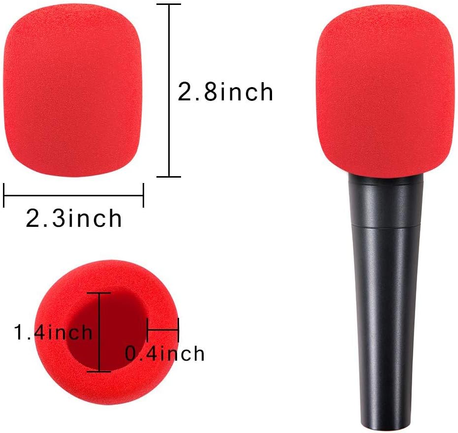 10Pcs Colorful Microphone Cover Thick Handheld Stage Microphone