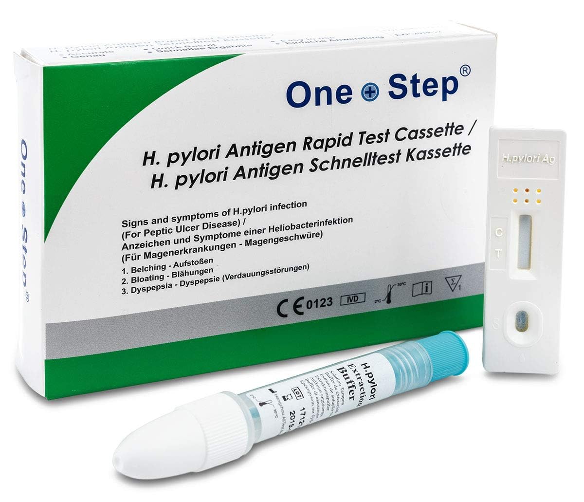 Stomach Ulcer Test Helicobacter H Pylori - Faecal Kit - One Step (2 Tests)
