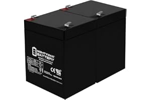Mighty Max Battery 12V 5AH SLA Battery Replacement for Mipro MA-707 PA System - 2 Pack