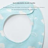 Oaygat 6-Pack Baby Bandana Dribble Bibs Cotton Teething Bibs Adjustable Snaps view 3
