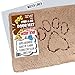 Dog Extra Thick Micro Fiber Door Mat - Super Absorbent. Includes Water Proof Liner - Extra Floor Protection - Medium Size 32