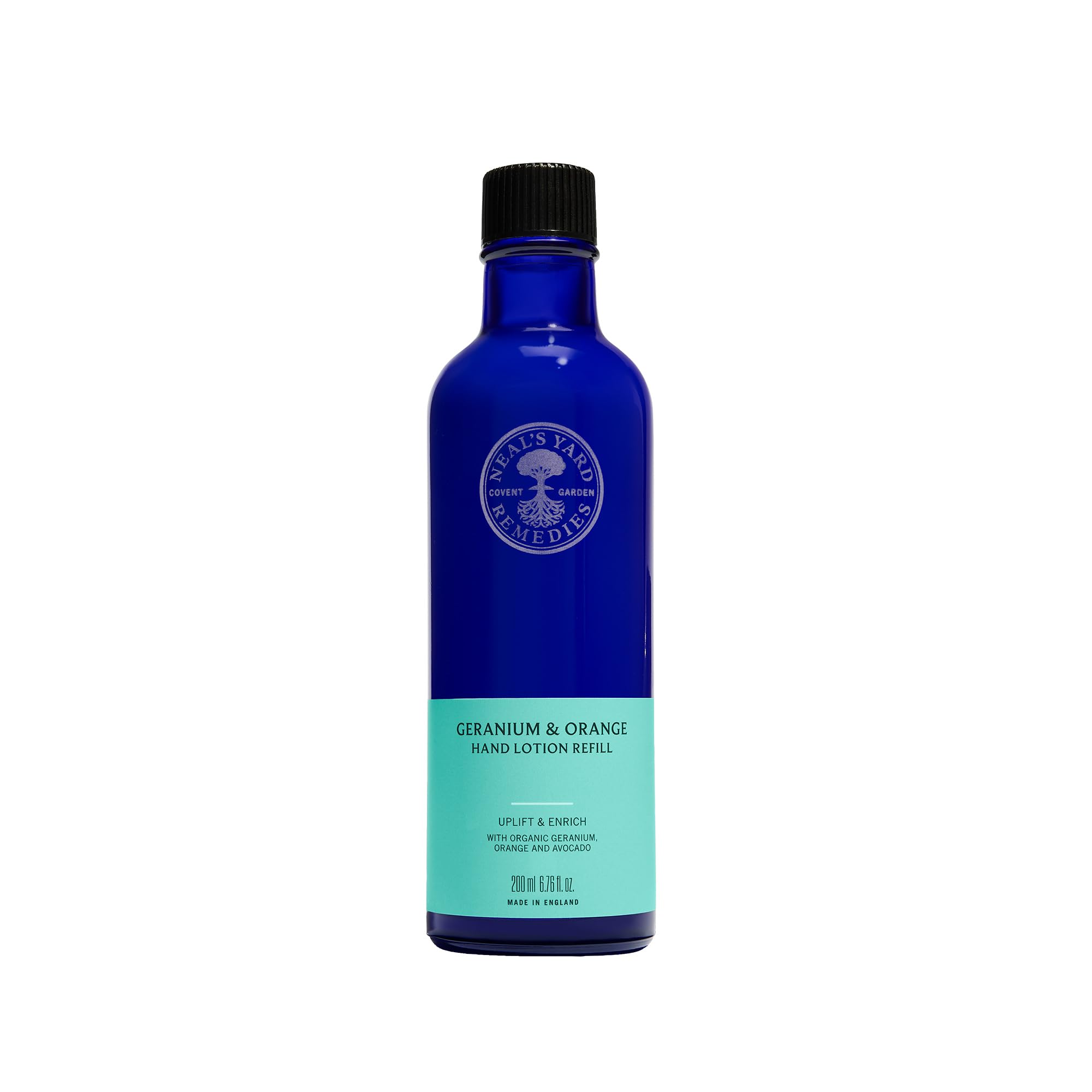 Neal’s Yard Remedies Geranium & Orange Hand Lotion – Pump or No Pump | Organic Hand Lotion with Geranium and Orange Essential Oils | Vegan Hand Lotion Made with Organic Ingredients | 200ml