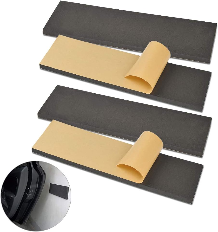 QLOUNI 4Pcs Car Door Protectors, Garage Wall Protector, Selfadhesive Density EVA Foam Strips