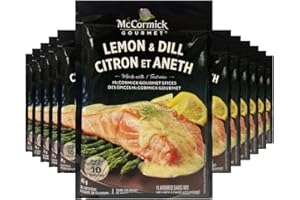 McCormick Gourmet, Premium Quality, Dry Sauce Mix, Lemon & Dill, 40g, Case Pack 12 Count