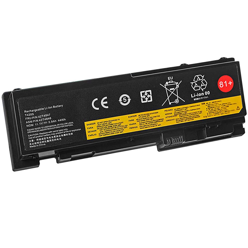 XITAIAN 11.1V 44Wh 3900mAh 42T4846 42T4847 81+ Replacement Laptop Battery for Lenovo ThinkPad T420s T420si Series 0A36287 42T4844 42T4845 1143 1039 1036 1037
