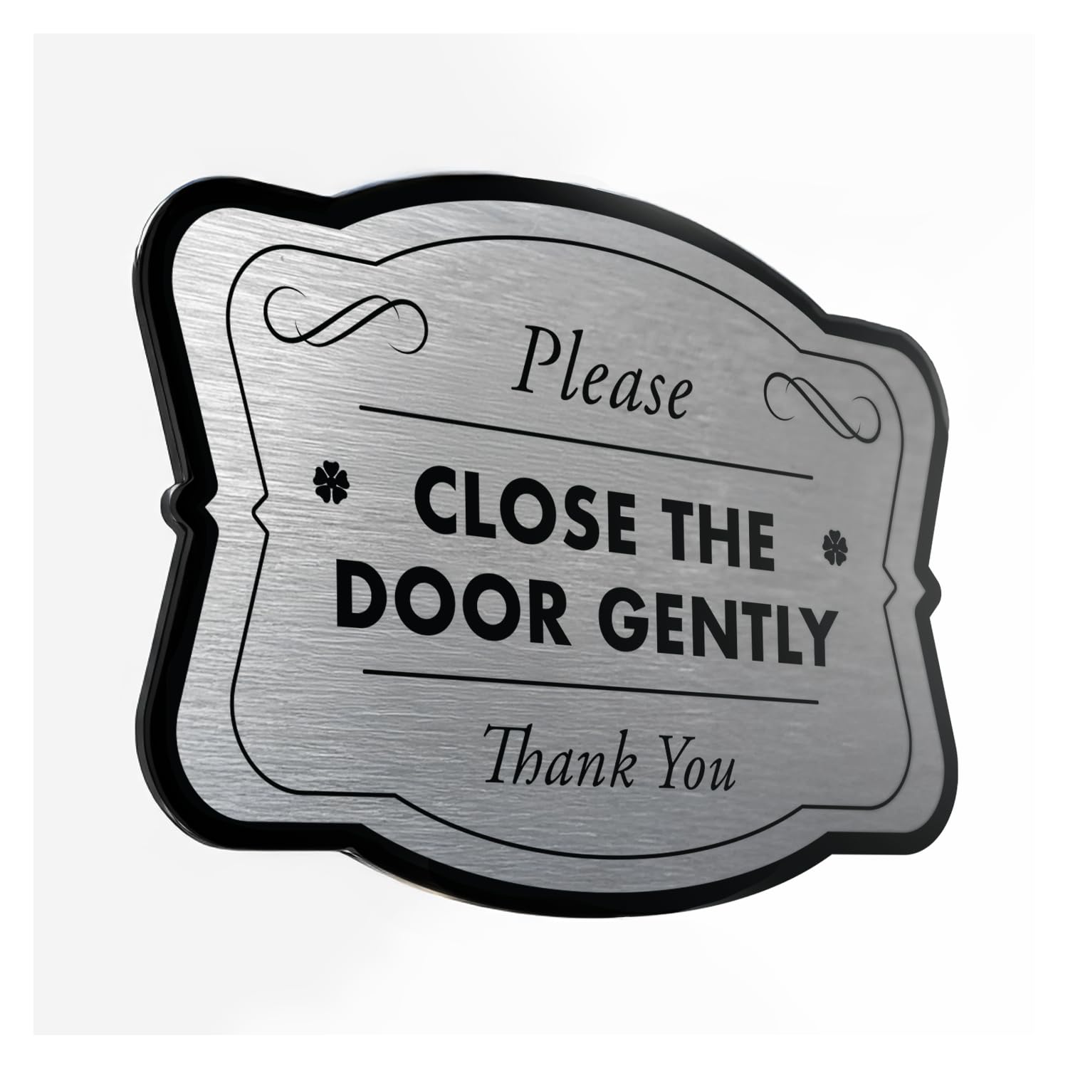 Custom Decorative Outdoor, Personalized Aluminum Signs - 10x7 In, Made in USA, Waterproof, Metallic Silver Driveway Signs