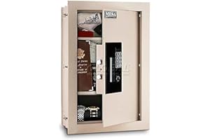 MESA SAFE CO. Mesa Safe Company Model MAWS2113E Electronic Wall Safe, Cream