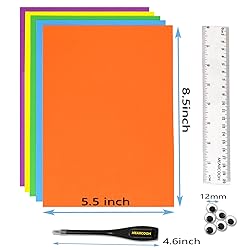84PACK Foam Craft Sheets 8.5x5.5 inch Eva Color