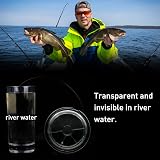 Fantasyon 200M Clear Nylon Fishing Line 0.26mm 43lb Spool Monofilament Wire view 5