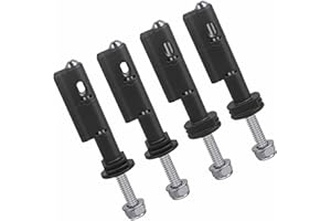 MaxTrax MKII Recovery Traction Board Mounting Pin Set with 360 Degree Rotation Knuckle, Stainless Steel, Lockable, Theftproof