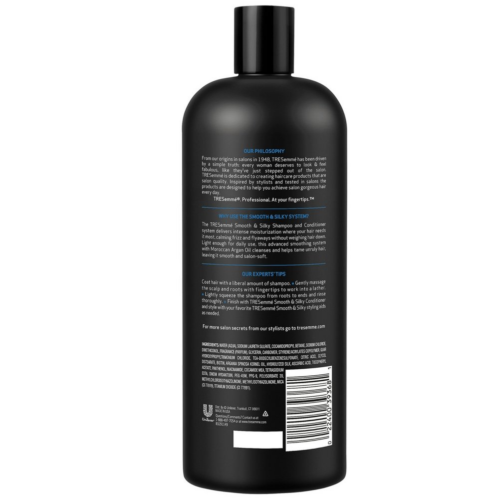 Amazon Com Tresemme Smooth Silky Shampoo Moroccan Argan Oil