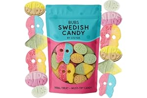 STEYDA Bubs Swedish Candy 0,5 lb, Swedish Candy Bubs Mix, Skulls, Swedish Godis, Gummy Candy