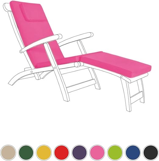 pink sun loungers