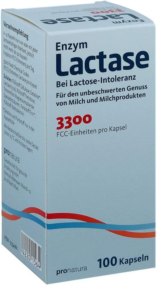 Lactase 3300 Capsules, Pack of 100