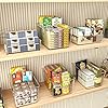Queta-Premium-Transparent-Pantry-Organizer-Bins-Set-of-6-Containers-4-Large-and-2-Small-Organizing-Bins-Storage-Organizers-for-Kitchen-Pantry-Cabinets-Countertops-Cupboards--BPA-Free Queta Premium Transparent Pantry Organizer Bins - Set of 6 Containers (4 Large and 2 Small Organizing Bins) Storage…