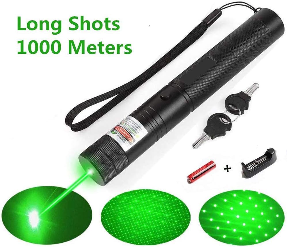 LUCHENG A Set of high Power Green Light Education Pointer 301 Flashlight Demonstration Projector Outdoor Camping Equipment Tactical Hunting Sight LED pet Toy Astronomy Hobby Education Pointer Pen