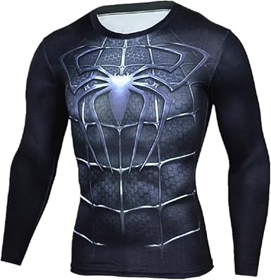 playera deportiva manga larga hombre