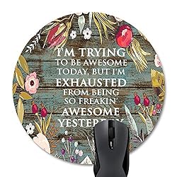 Wknoon You Got This Quote Cute Round Mouse