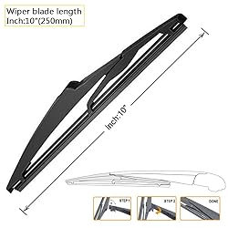 AUTOBOO 24"+18" Windshield Wipers with 10" Rear