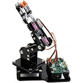 SIYEENOVE Smart Robot Arm for Arduino &amp; MicroPython ESP32 4DOF Programmable Robotic Arm Building Kit with Joystick/Web App Control for STEAM Education, Motion Recording &amp; Loop Playback