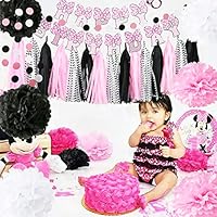 Minnie Mouse Party Decorations Minnie Mouse Happy Birthday Party