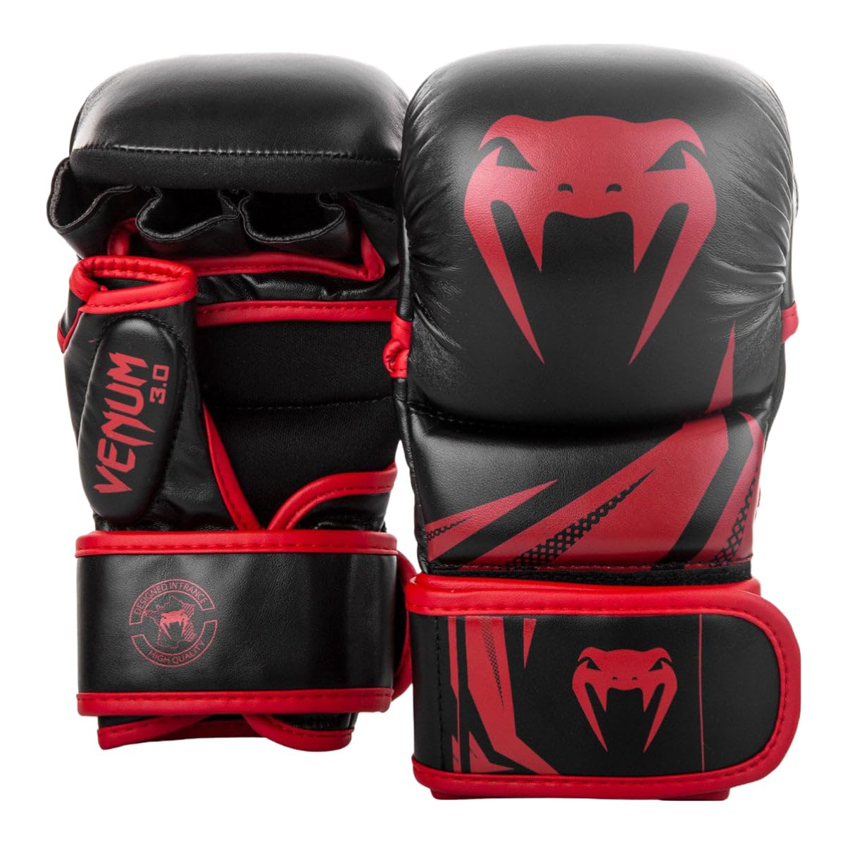 Venum Challenger 3.0 Sparring Gloves - Black/Red - L/XL Image