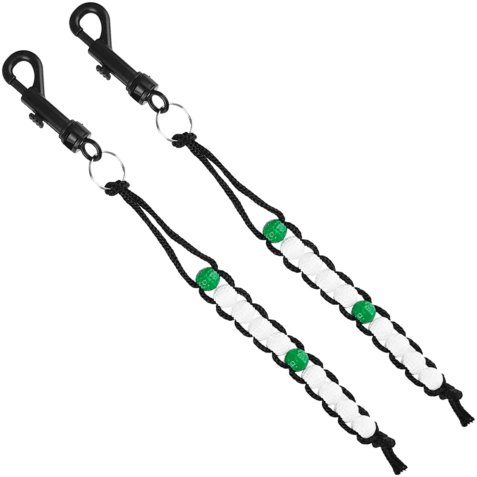 LICQIC 2Pcs Golf Bead Stroke Counter, Golf Score Counter, Golf Stroke Counter for Golf Sport Game (Green)