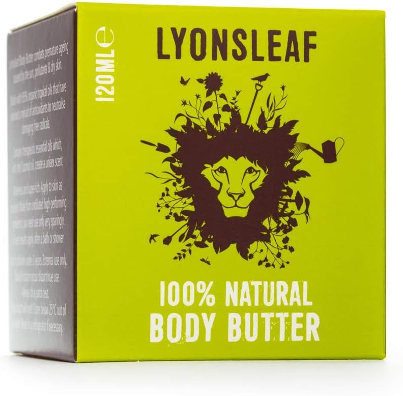 Lyonsleaf 100% Natural Body Butter with 95% Organic Tropical Oils for all over moisturising, 120 ml (Pack of 1) - Image 4