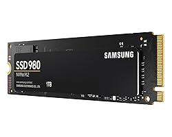 Samsung 980 1TB PCIe 3.0 (up to 3,500 MB/s) NVMe