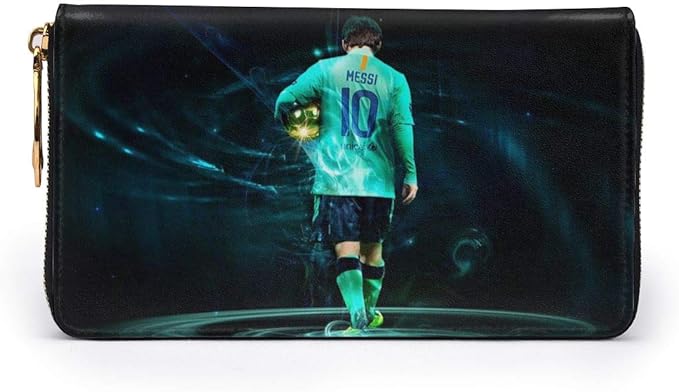Amazon Co Jp サッカー リオネル メッシ 長財布 本革 レザー 薄型 コンパクト ウォレット サイフ メンズ レディース 小銭入れ カード収納 大容量 おしゃれ ラウンドファスナー 財布 旅行用品 旅行小物 通販