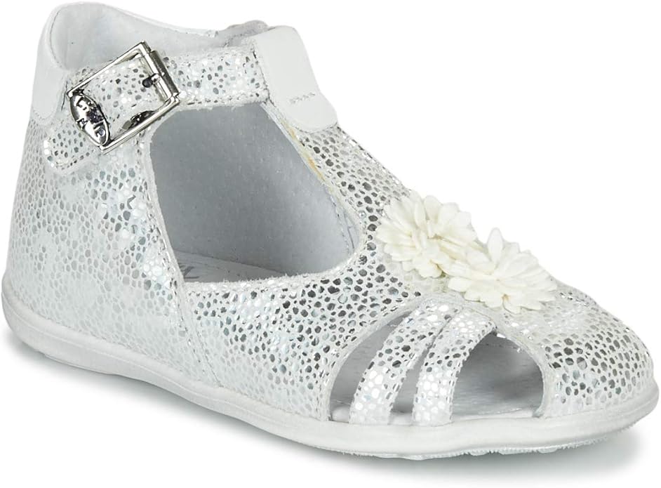 silver sandals size 4.5