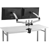 Ergotech Freedom Dual Arm Mount for PC - Silver (FDM-PC-S02)