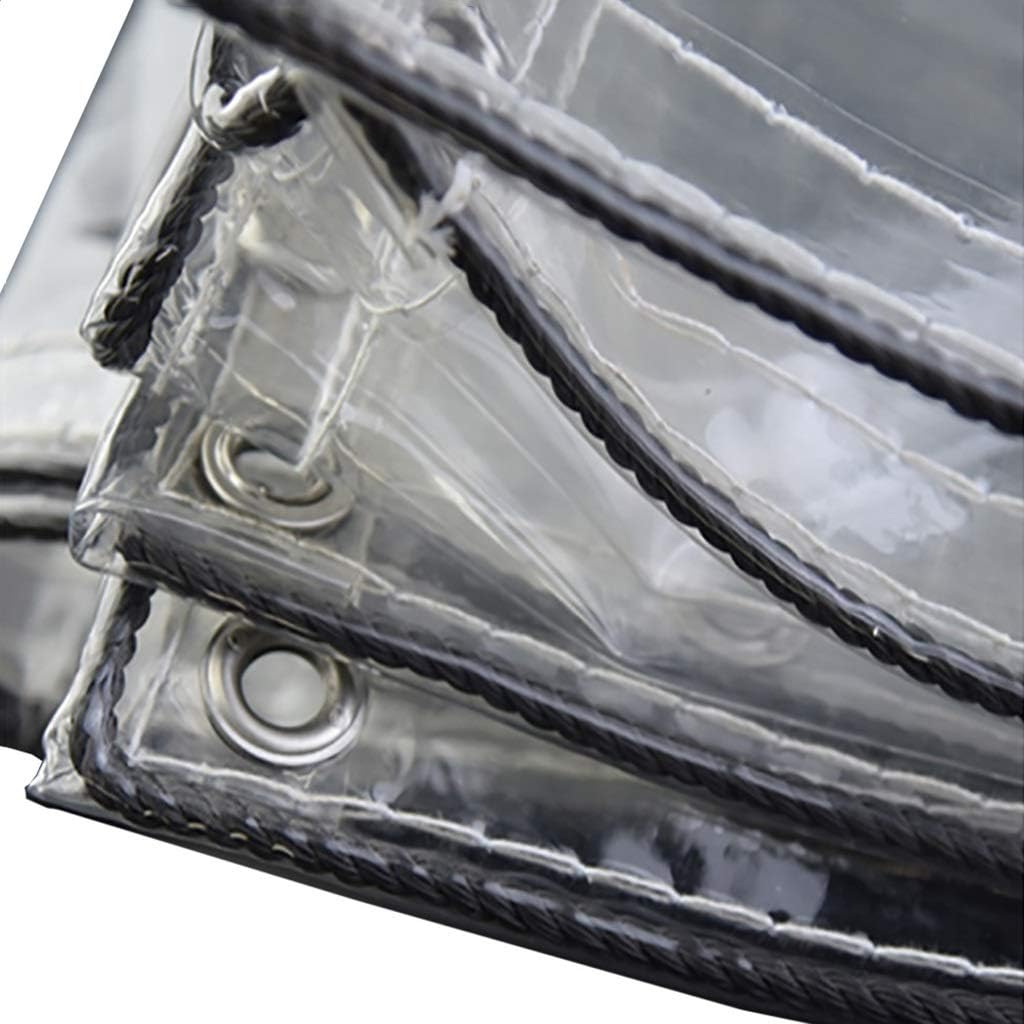 XUEYAN PVC waterproof, sun, dust, rain canvas curtain: suitable for trucks, bicycles, boats, balcony windshield waterproof canvas curtains, food stalls, tarpaulin 730g / m2 (Size : 1.5mx1.7m)