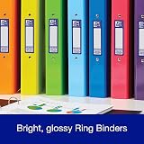 Oxford Premium A4 Ring Binder Silver 25mm 40mm Spine Laminated view 9