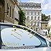 VaygWay 2 Piece Side Car Window Reflective Reversible SunShade Black Automotive PopUp Sun Shade UV Ray Protector Privacy Screen Photography Reflectors