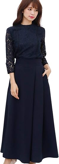 Amazon プールヴー パンツドレス ワンピース パーティードレス 結婚式 二次会 レディース モーヴピンク Lサイズ 11号 ワンピース チュニック 通販