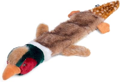 Petface Luxury Multi Squeak Pheasant Dog Toy