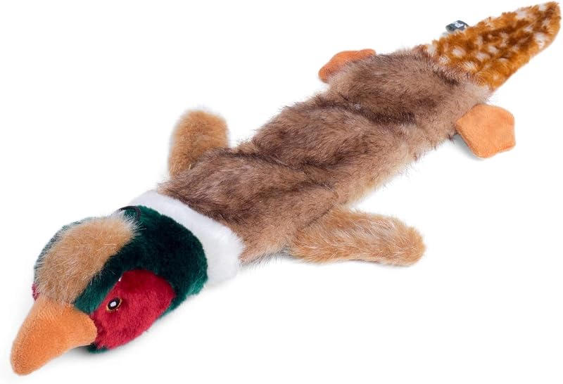 Petface Luxury Multi Squeak Pheasant Dog Toy