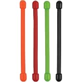 Nite Ize GT3-4PK-A1 Original Gear, Reusable Rubber Twist Tie, Made in The USA, 3-Inch, 3" - 4-Pack, Colors may vary, 4 Count