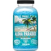 Spazazz Aloha Paradise - Hawaii Aromatherapy Hot Tub &amp; Spa Salt Crystals | 22 oz oil-free aromatherapy bath salt crystals with tropical-inspired fragrance for spa, hot tub and relaxing bath soaks.