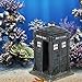 Hygger Aquarium Ornament Fish Tank Decorations Small Fish Hideout Betta Fish Accessories - Police Booth