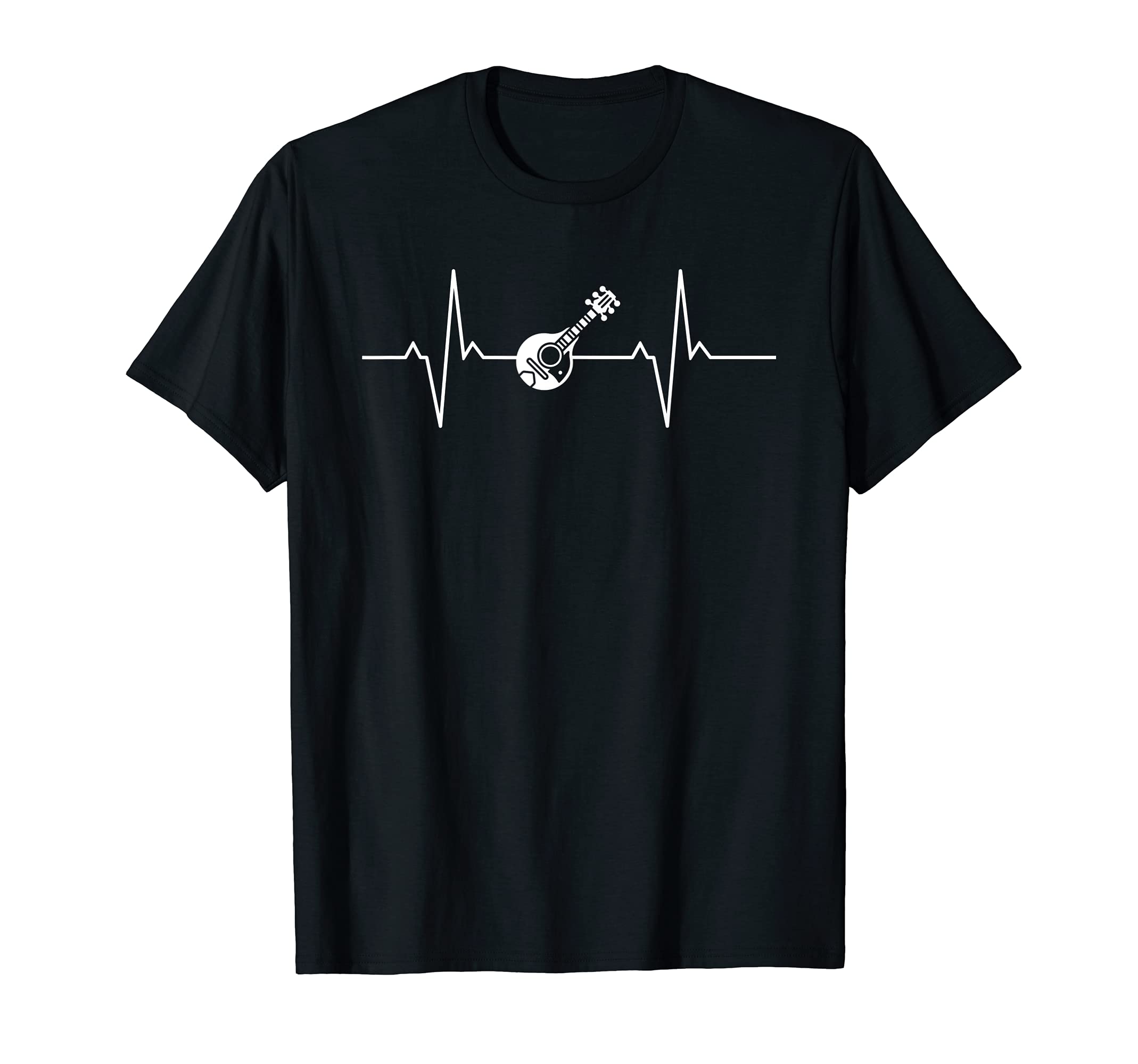 Mandolin lifeline heartbeat mandolin player T-Shirt