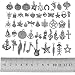 RUBYCA Wholesale Bulk Lots Tibetan Silver Color Mix Pendants Charms Bracelet Jewelry Making
