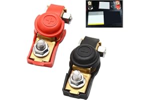 Wedcool 2PCS Positive Negative Connectors, Battery Terminal Connectors, Battery Cable Terminal Clamps Car Accessories to Quic