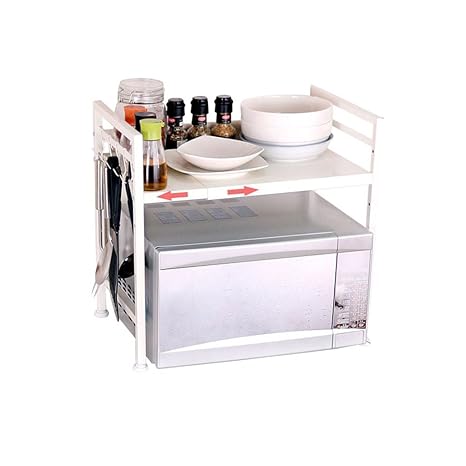 Amazon Com Zfusshop Iron Kitchen Microwave Stand Oven Shelf Spice